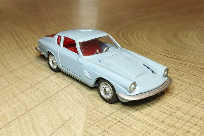 Maserati Mistral 3700 Coupe in 1:43 scale. Made in USSR - My, Collecting, Collection, Modeling, Mazeratti, Miniature, 1:43, Made in USSR, Progress, Surprise, Remake, Presents, Longpost, Scale model