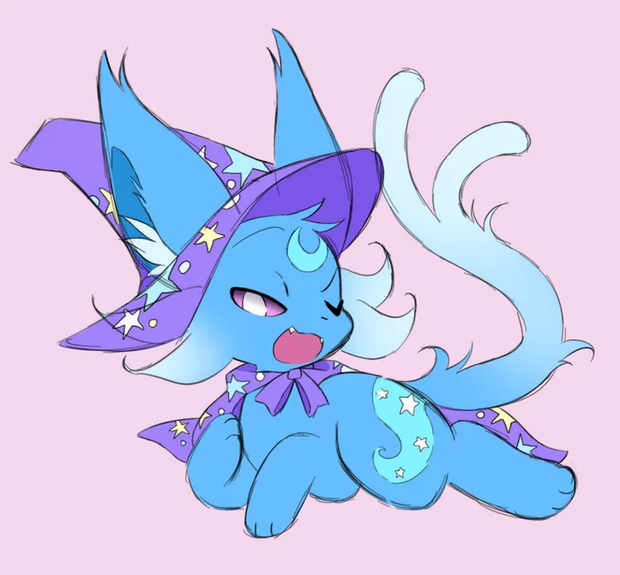 Trixvee - My little pony, Art, PonyArt, Trixie, Espeon, Pokemon