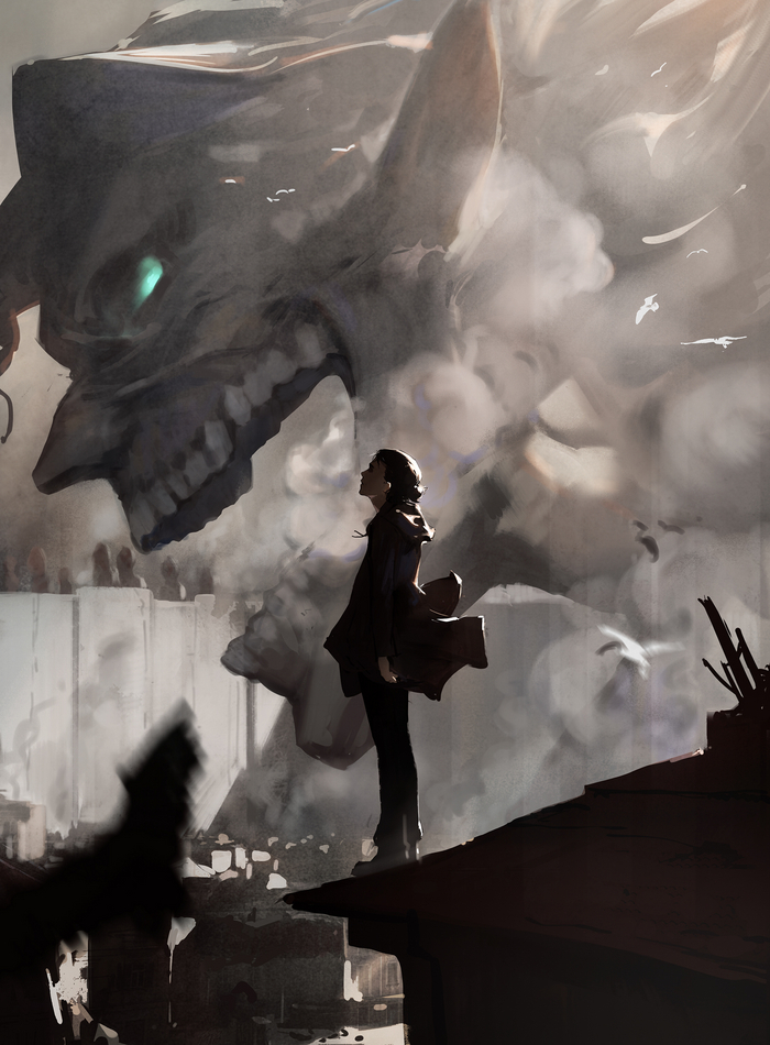Eren Yeager Anime Art, , Attack on Titan, Eren Yeager