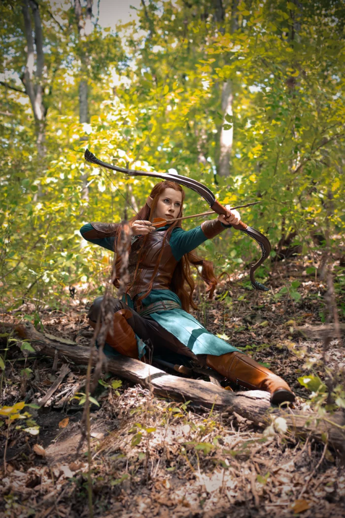 Cosplay Tauriel from the film trilogy The Hobbit - My, Cosplay, The hobbit, The Hobbit: The Desolation of Smaug, Tauriel, Longpost, Elves