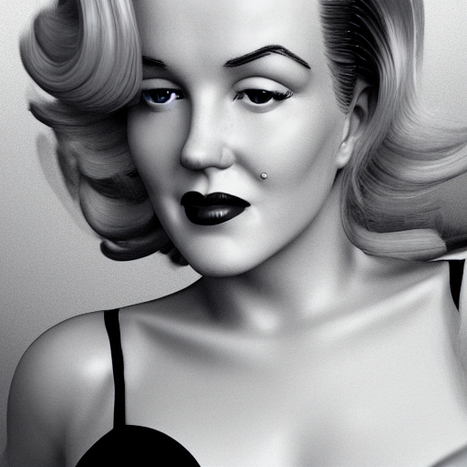 Marilyn Monroe using SD - My, Stable diffusion, Marilyn Monroe, Нейронные сети, Artificial Intelligence, Longpost