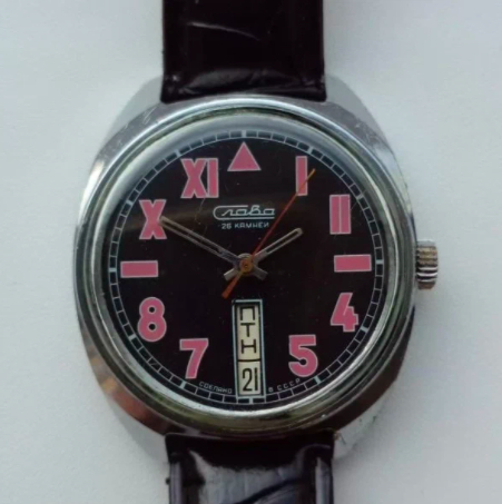 Soviet watches with a chip in the style of Rolex! Look at the numbers on the dial! - My, Clock, Wrist Watch, the USSR, Made in USSR, USA, Rolex, California, Retrotechnics, Retro, Soviet goods, Longpost, Cold war