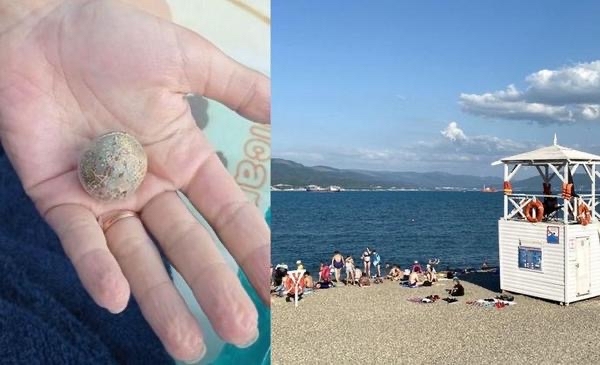 В Новороссийске со дна моря  достали предмет, который взорвался при контакте с воздухом