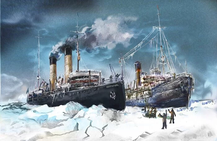 How Yevgeny Zamyatin, the author of the anti-utopia “We”, helped Russia acquire an icebreaker fleet - My, Literature, Writers, Story, Fleet, Icebreaker Krasin, Shipbuilding, Engineer, Evgeny Zamyatin, October Revolution, Longpost, Icebreaker