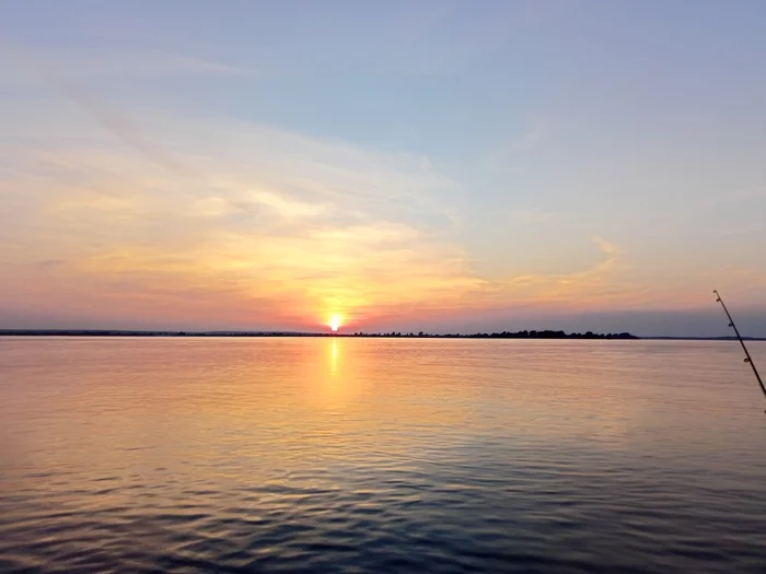 Sunset near Vasilsursk - My, Volga river, Sunset, Calmness