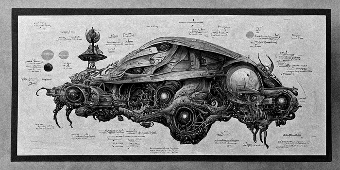 Схематические зарисовки кораблей пришельцев от нейросети - Арт, Нейронные сети, Компьютерная графика, Картинки, Midjourney, Пришельцы, НЛО, Инопланетяне, Длиннопост