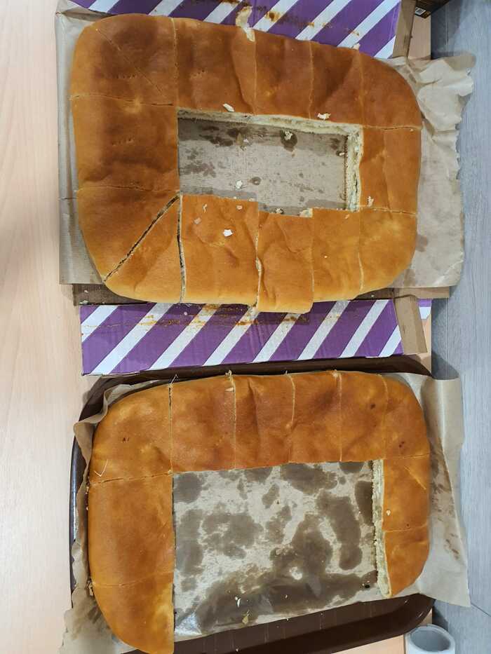 Colleagues ate - My, Pie, Work, Prostava, Colleagues