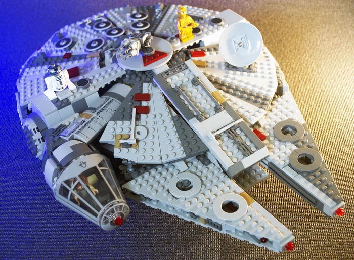 LEGO Millenium Falcon 75257 - Моё, LEGO, Star Wars, Тысячелетний сокол, Сборка, Длиннопост