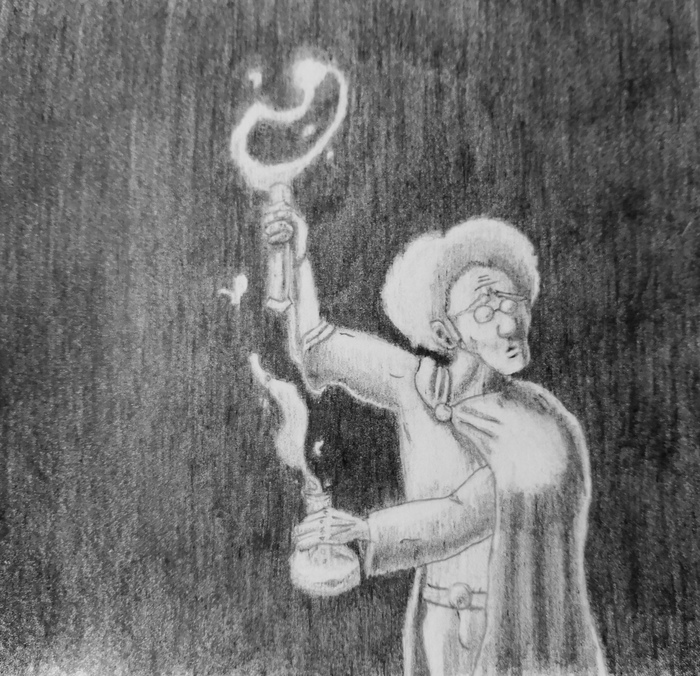 Рисунок дня: "Во тьме"