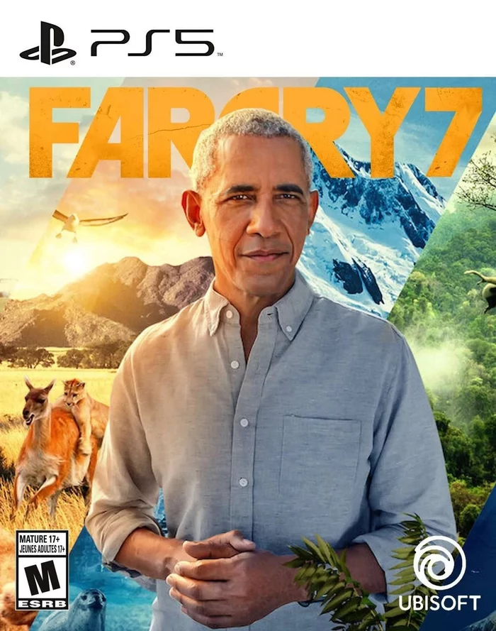 Photo of Barack Obama and the new Far Cry - Barack Obama, Far cry, Fotozhaba, Longpost, Humor, Computer games