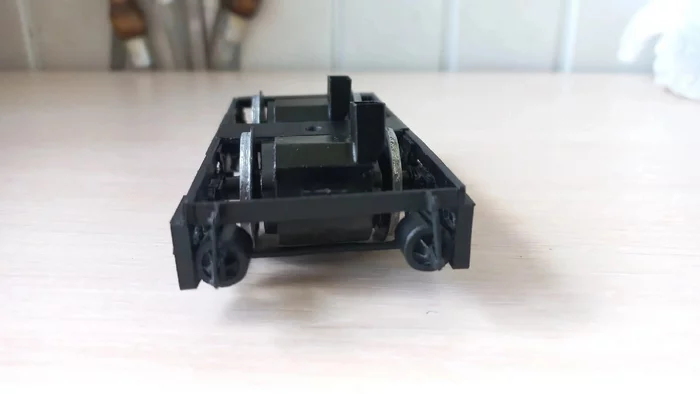 Paper model of the Soviet Shunting Industrial Electric Locomotive VL41 on a scale of 1:43 Part 1 - Longpost, Electric locomotive, Papercraft, Hobby, My