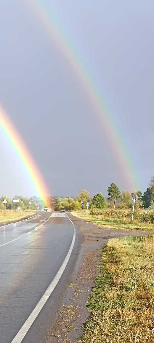 Rainbow - Радуга, Деревня, Провинция, Чувашия, Двойная Радуга