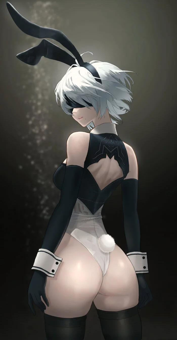 Bunny 2B - NSFW, Anime art, Anime, NIER Automata, Yorha unit No 2 type B