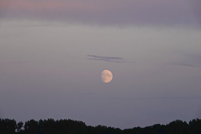 Вчера была такая луна