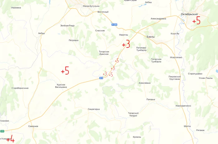 Time zones on M5 - My, Time Zones, Samara Region, Tatarstan, Bashkortostan, Highway M5