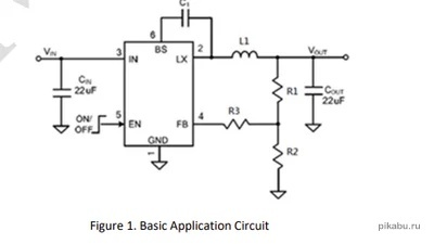 Помогите рассчитать обвязку Step-DownConverter STI3472 - Моё, Электроника, Питание, Напряжение, Esp8266, Схема