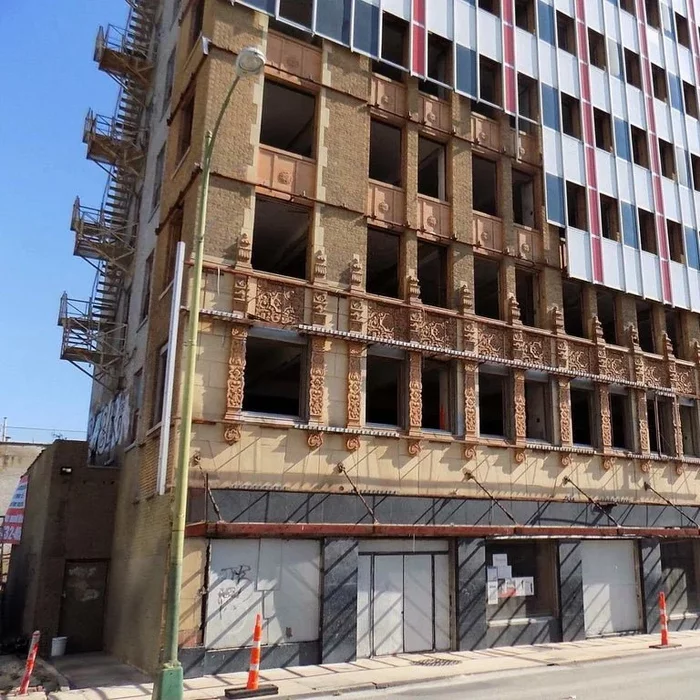 Building built in the 1920s is being stripped of its 1960s cladding - Building, House, Facing, Old and new, 1920s, 1920, 1960