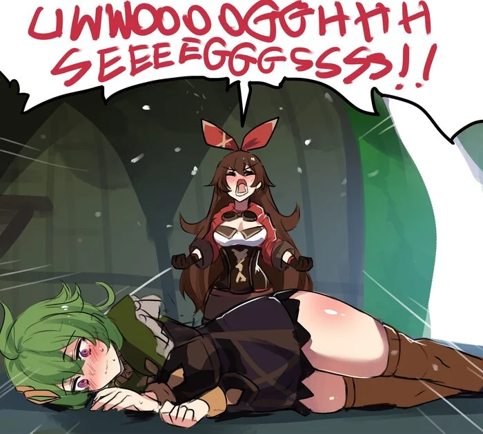 SEEEEEGGGSSS!!!!! - Princess hinghoi, Art, Anime, Anime art, Games, Genshin impact, Collei