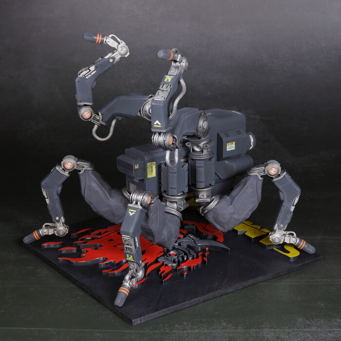 MILITECH SPIDERBOT FLATHEADfrom Cyberpunk 2077 3D ,  , , , 3D ,  ,  ,  , Blender, , , Cyberpunk 2077, , 