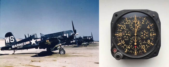 The last piston in Korea and... the most complex chronograph - My, Stand modeling, Airplane, Miniature, Longpost, Korean war, Clock, Mechanical watches, Military aviation, Mustang, Corsairs, Scale model