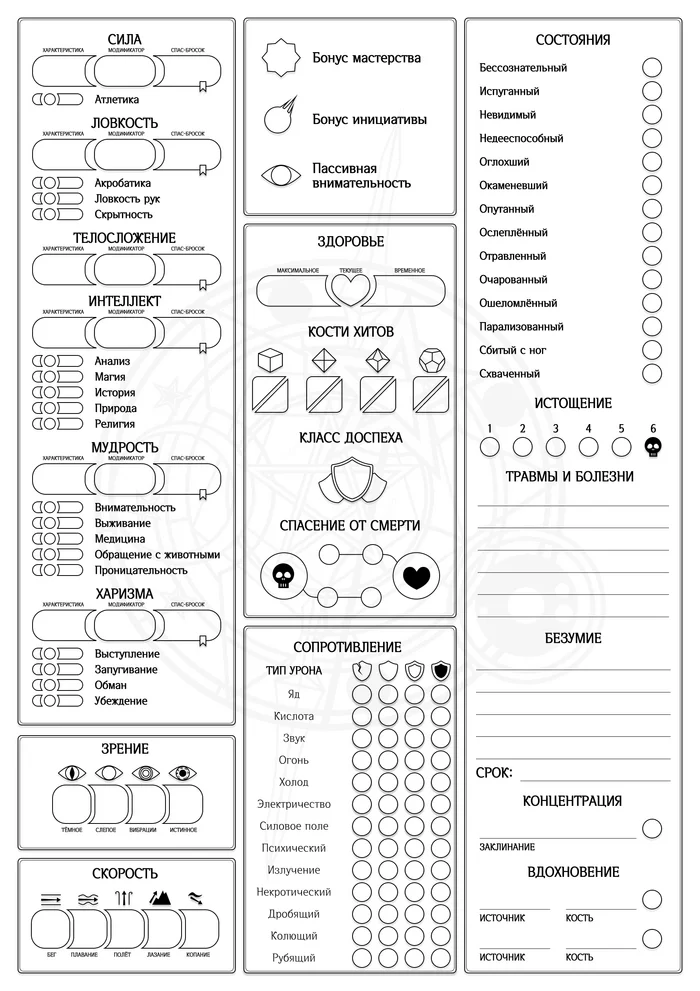 Блокнот для D&D Комьюнити версия (Продолжение) - Моё, Dungeons & Dragons, Dnd 5, Настольные ролевые игры, Наше НРИ, Длиннопост, RPG