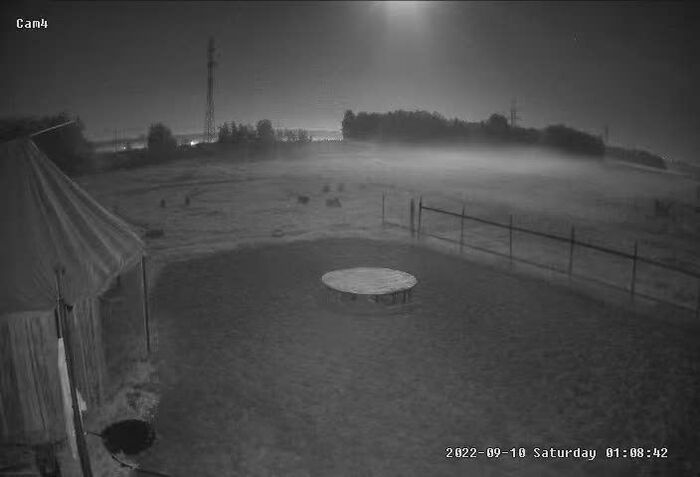 Красота с камеры видеонаблюдения | Пикабу