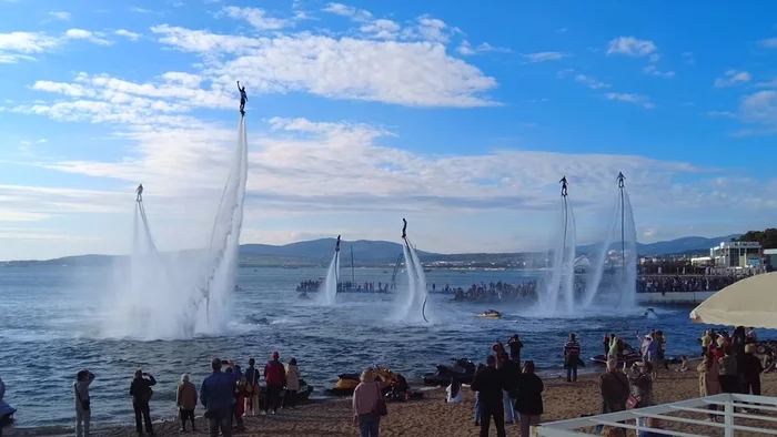 Фестиваль флайбордистов в Геленджике - Моё, Краснодарский Край, Черное море, Геленджик, Отдых, Краснодар, Флайборд, Видео, Фестиваль