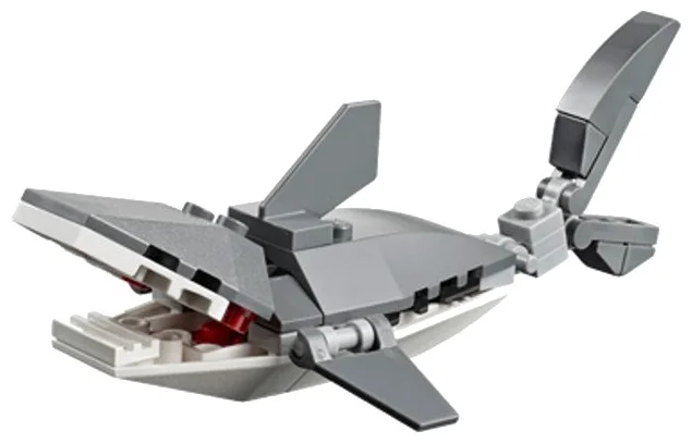 Моя мини-коллекция сборных лего-акулов Конструктор, LEGO, Коллекция, Коллекционирование, Акула, Длиннопост