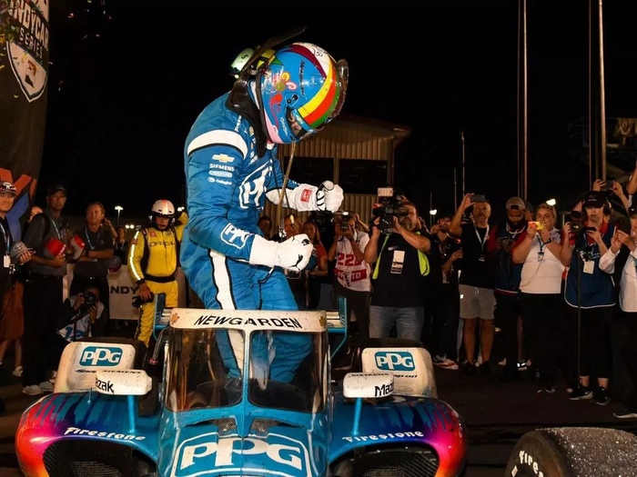 Джозеф Ньюгарден выигрывает пятый раз в Indycar в этом году Автоспорт, Гонки, Гонщики, Индикар, Видео, YouTube, Длиннопост
