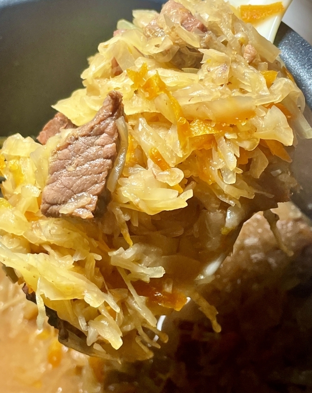 Shchi daily rich from sauerkraut. welding. slow cooker - My, Food, Recipe, Cabbage soup, Sauerkraut, Longpost