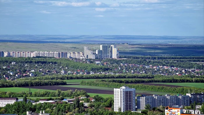 Саратов с Энгельсом - Саратов, Город Энгельс, Фотография, Пейзаж, Город, Кумысная поляна, Длиннопост, Река Волга