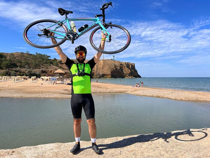 To the sea by bike - My, Bike ride, Crimea, Video, Youtube, Travels