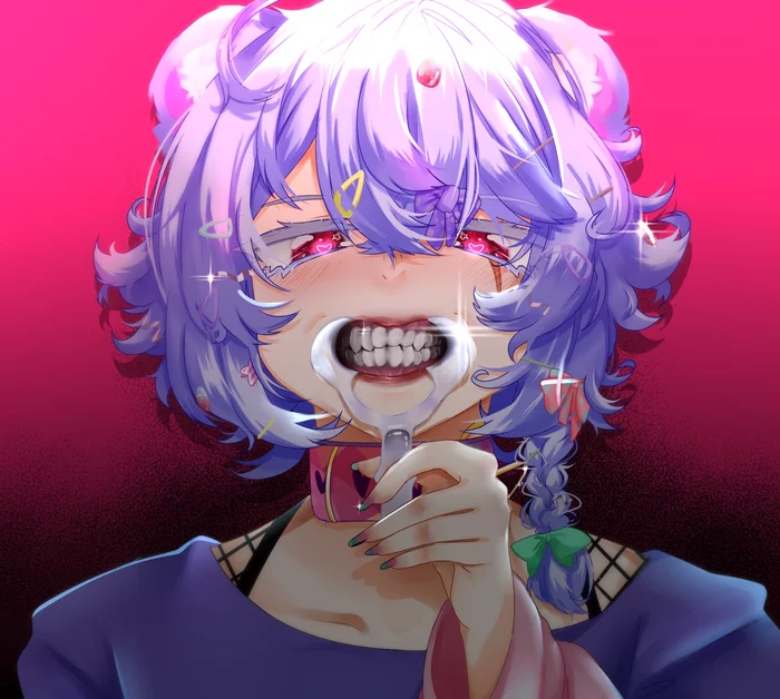 ToroToro at the dentist - Anime, Virtual youtuber, Anime trap, Hey im gay