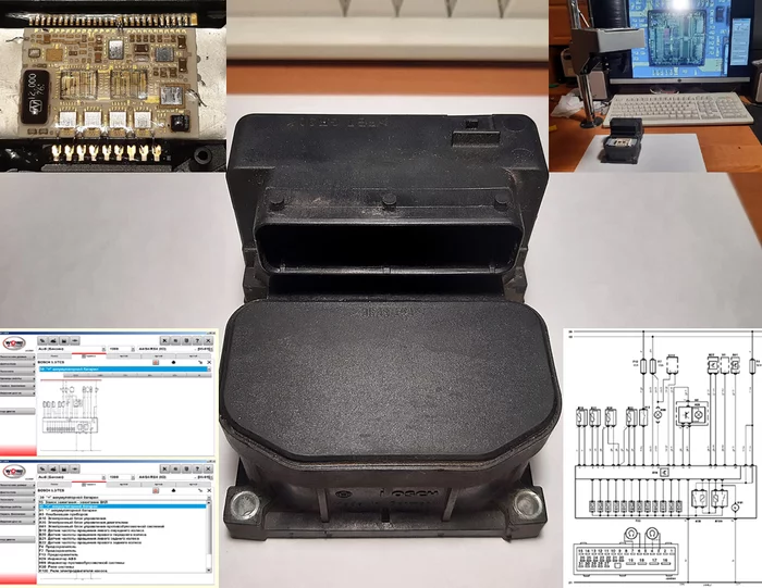 Bosch 5.3 ABS unit repair - My, Repair of equipment, Electronics, With your own hands, Electronics repair, Auto repair, Auto electrician, Longpost, Radio amateurs