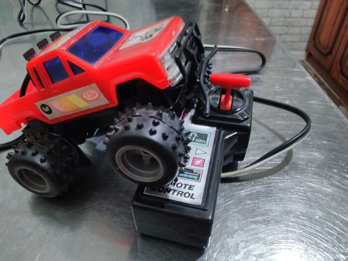 Time machine .Jeep from the 90s on the Big Food wire - My, Nostalgia, Classic, Toys, 1990, Old toys, Longpost, Ru machines, Childhood of the 90s, 1999, 90th, Radio-controlled car