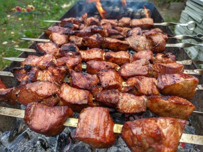 1000 rubles on the grill - My, Shashlik, Dacha, Tears, Money