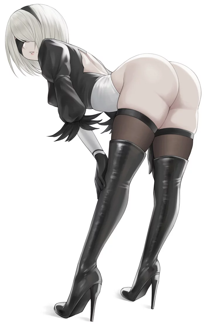 YoRHa No.2 Type B - NSFW, Anime art, Anime, Yorha unit No 2 type B, NIER Automata