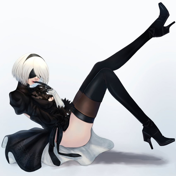   , Anime Art, Nier Automata, Yorha unit no 2 type B, , 