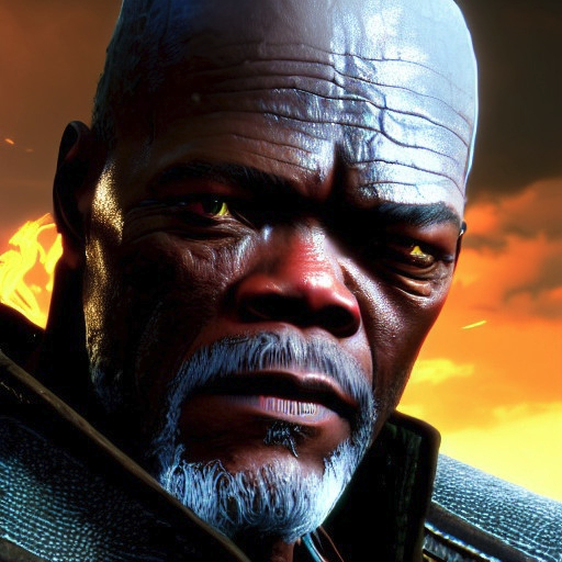 Infection motherfucker - The Witcher 3: Wild Hunt, Witcher, Geralt of Rivia, RPG, Netflix, Walt disney company, the little Mermaid, Longpost, Midjourney, Lord of the Rings: Rings of Power, Samuel L Jackson