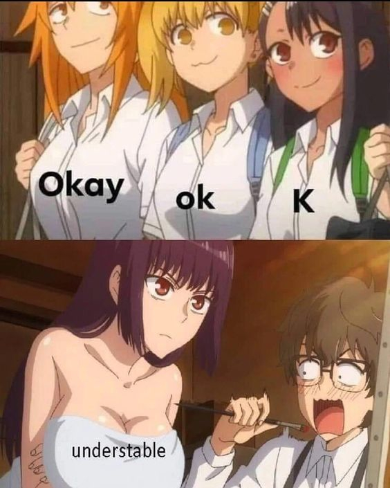 Anime memes of varying degrees of obscenity - Memes, Anime, Anime memes, Longpost, Picture with text, Gordon Ramsay