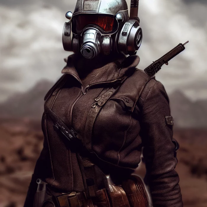 midjourney. NCR Rangers - My, Midjourney, Нейронные сети, Art, Fallout, Ncr, Longpost, Fallout: New Vegas