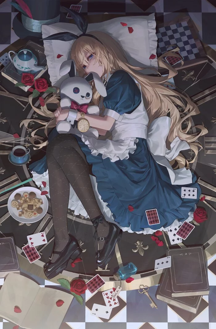 Alice - Anime, Anime art, Art, Girls, Alice in Wonderland, Yohan1754