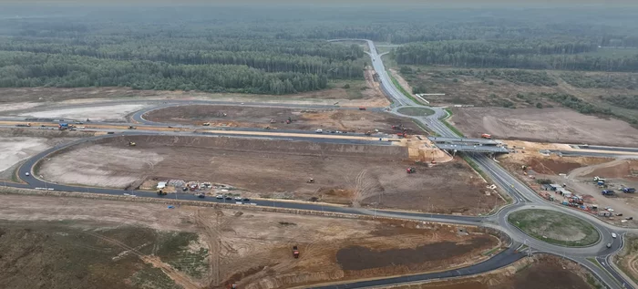 DronoVideoOverview of the construction of the M12 highway. 2PC (bypassing Vladimir). The entire section in 23 minutes. When will we go? (spoiler: soon :) - Building, Highway engineering, Lakinsk, Dji, DJI Mavic 3, Quadcopter, Drone, Bridge, Video, Youtube, Vladimir region