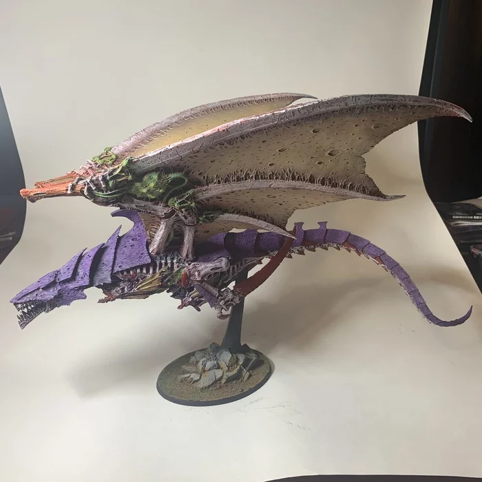 Tyranids: harridan - Моё, Warhammer 40k, Wh miniatures, Tyranids, Длиннопост