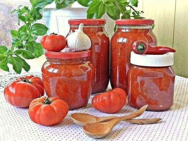 Have time to make homemade sauce for the winter - Crossposting, Pikabu publish bot, Longpost, The photo, Recipe, Sauce, Canning, Tomatoes, Picture with text