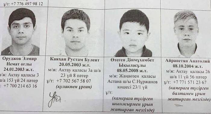 Video of the detention of the people's avengers in Aktau - Kazakhstan, Aktau, Police, Detention, People's Avengers, Video
