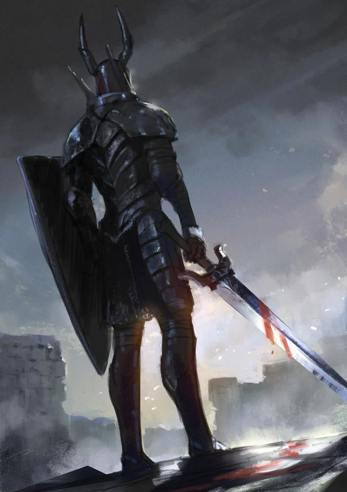 Black Knight - Dark souls, Art, Games, Black Knight
