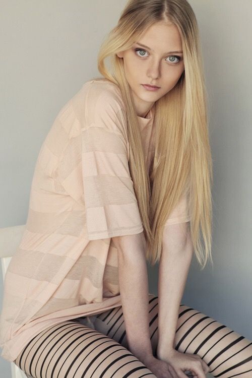 Nastya is serious - Girls, The photo, Long hair, Blonde, Anastasia