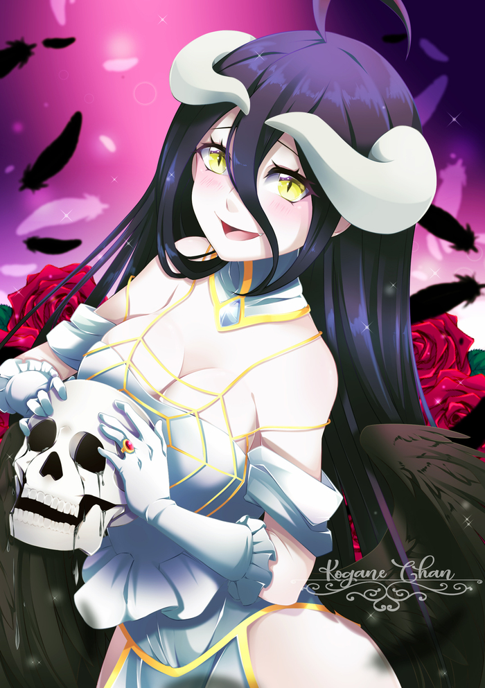  , , Anime Art, Overlord, Albedo (Overlord), ,   , , 