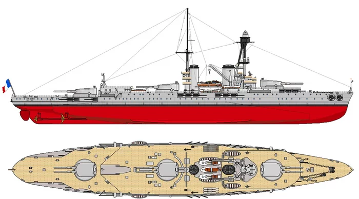 Battleships of the Normandie class. When ambition loses time - Story, Fleet, Facts, Ship, Longpost